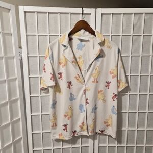 Sesame Street Pajama S Top Printed